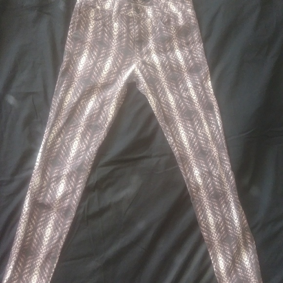 Joe's Jeans Snakeskin Print Jeans - Picture 2 of 8